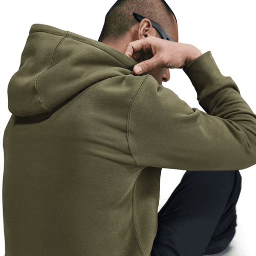 Nike - Club Fleece Pullover Hoodie Olive