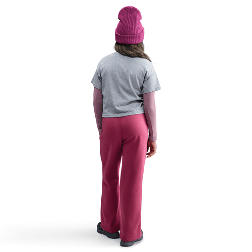 Nike - Youth Club Fleece Wide-Leg Pants ~ Pink
