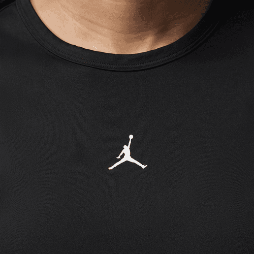 Nike - W Jordan Dri-FIT Long-Sleeve Top Black/White-2