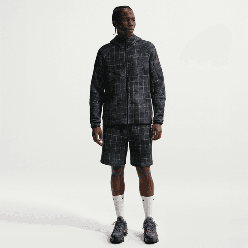 Nike - Tech Windrunner Fleece Full-Zip Jacket Iron Grey/Black-6