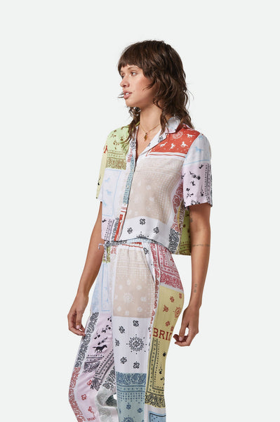 Brixton - W Silky S/S Bowling Button Down ~ Multi