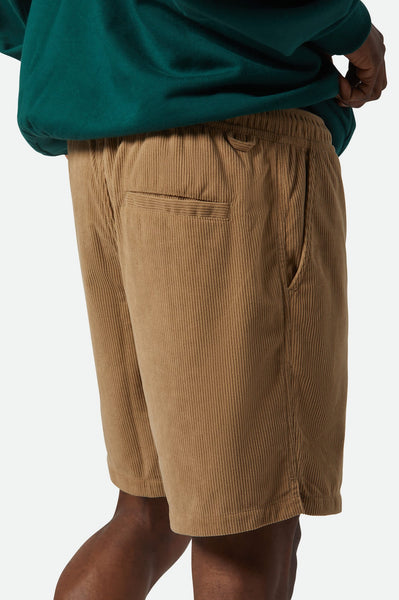Brixton - Everyday Corduroy Short ~ Khaki