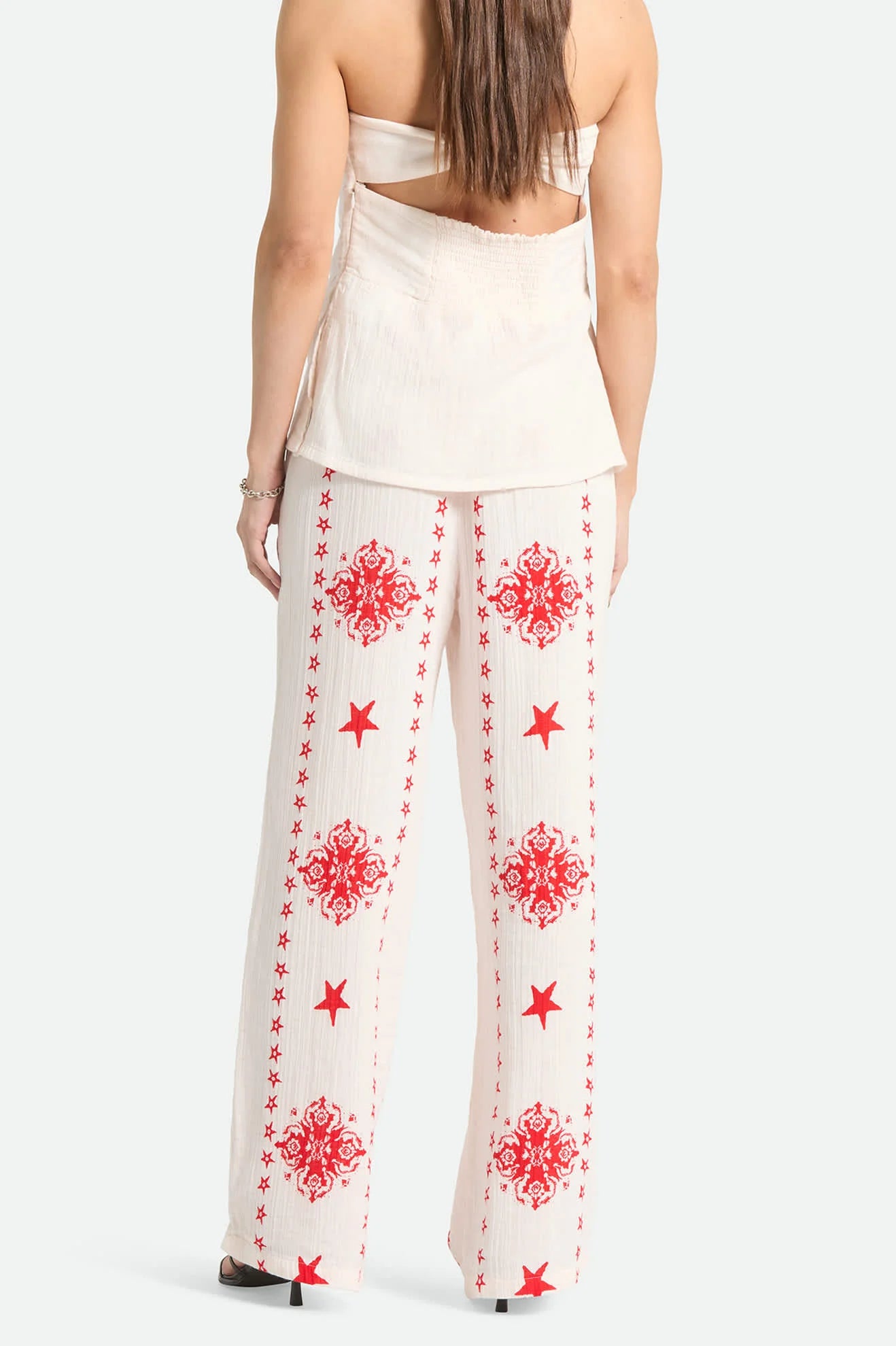 Brixton - W The Lola Lounge Pant Off White Tile
