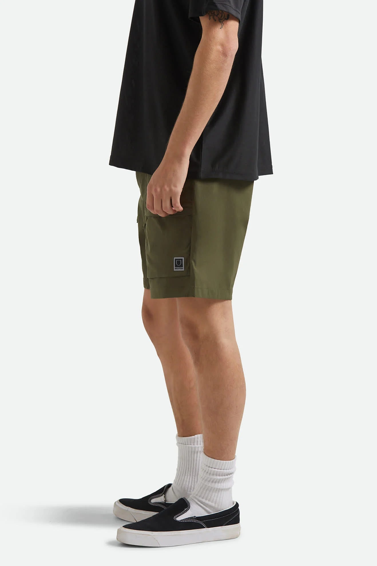 Brixton - Journey Utility Shorts Dark Olive