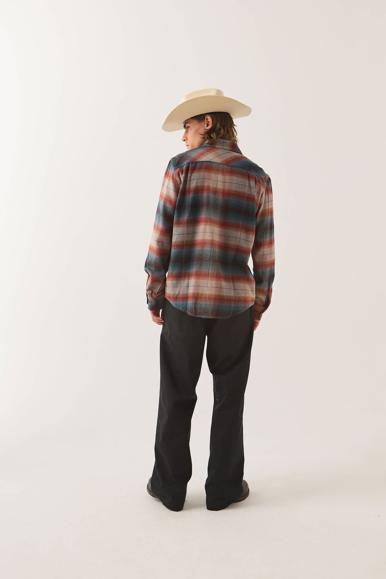 Brixton - Bowery Flannel Multi Shadow-4