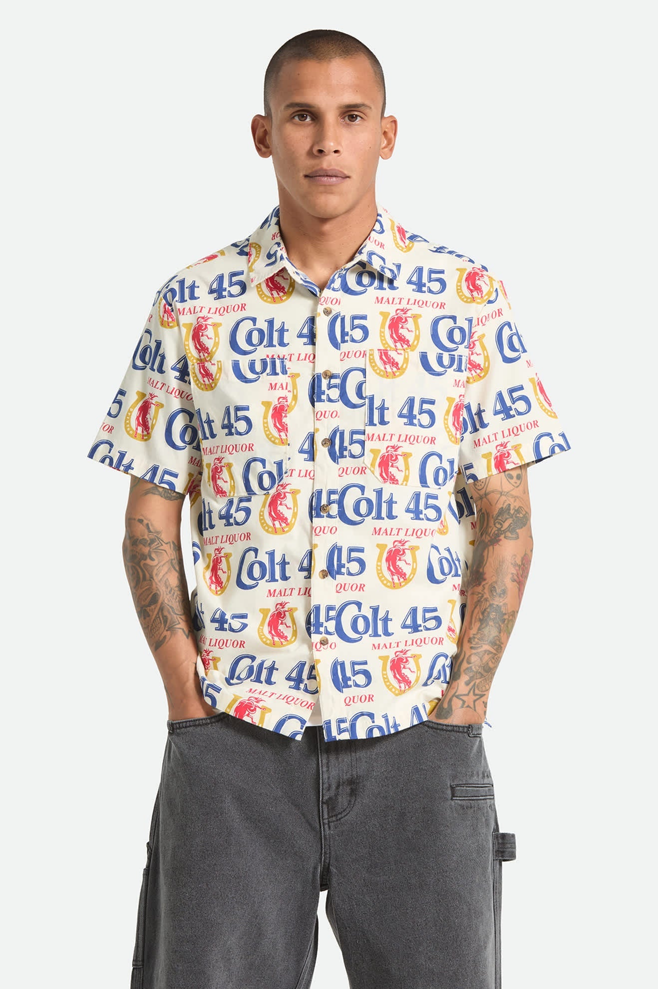 Brixton x Colt 45 - Button Up Shirt Multi