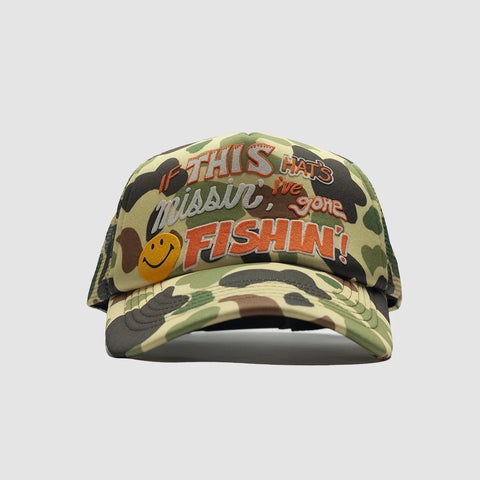 Market - Smiley Camo Trucker