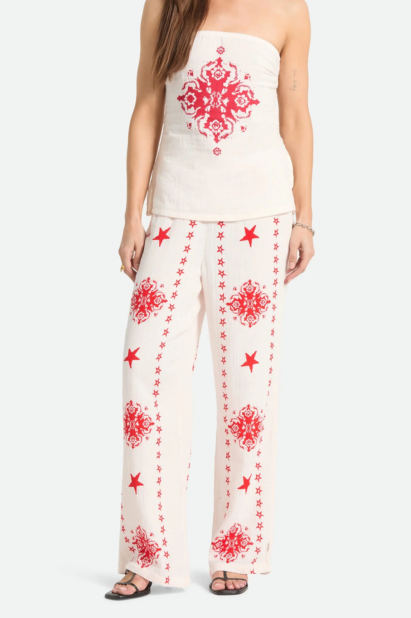 Brixton - W The Lola Lounge Pant Off White Tile