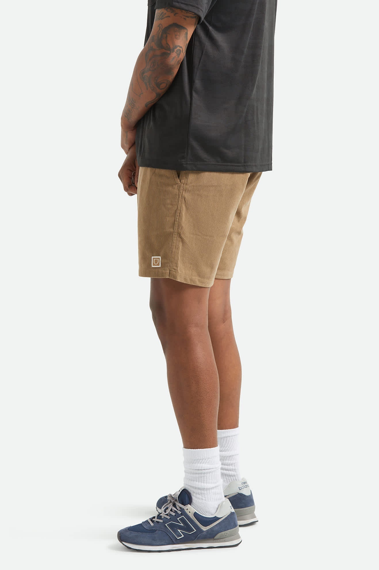 Brixton - Everyday Corduroy Shorts Vintage Khaki
