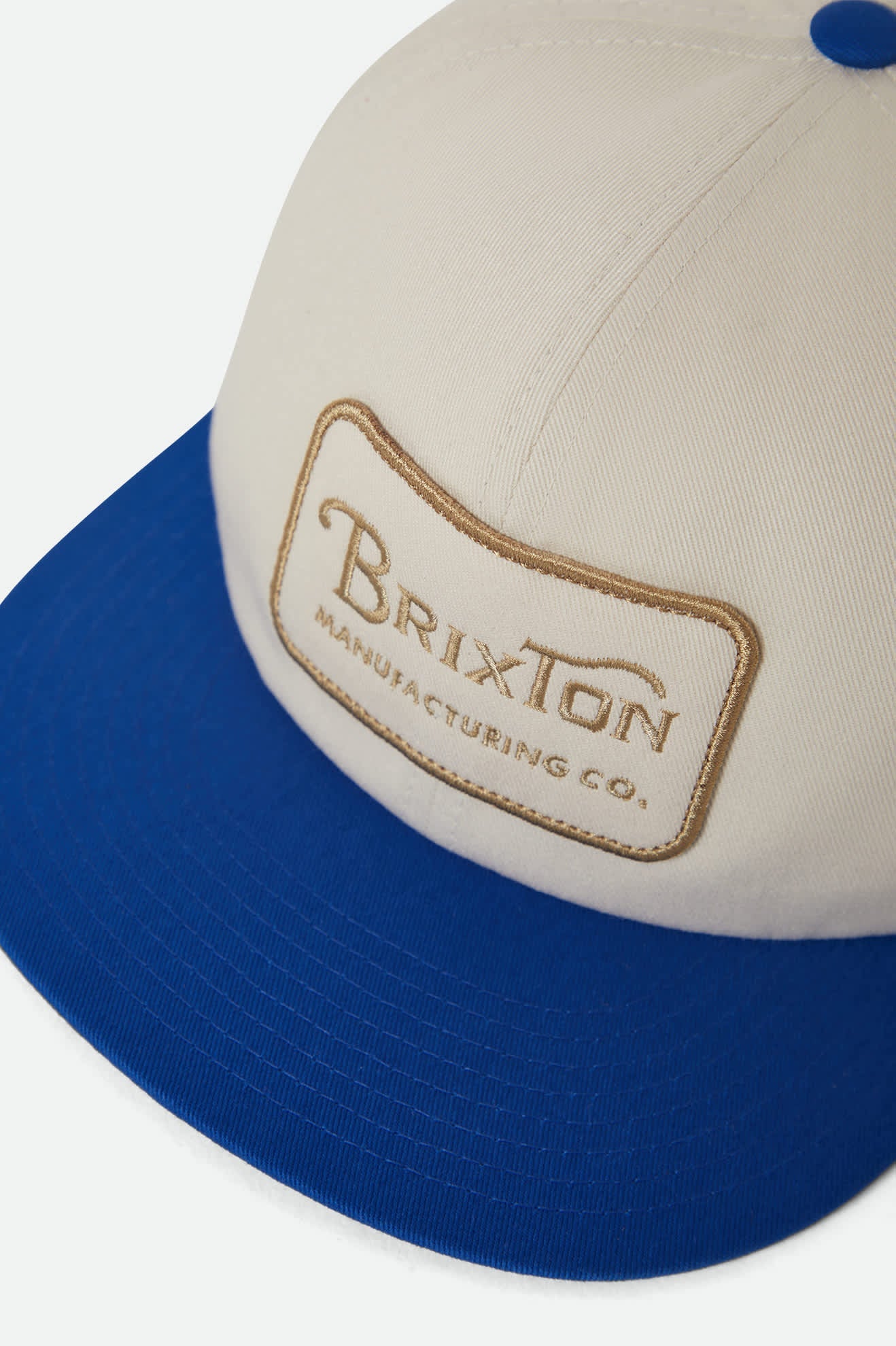 Brixton - Grade Snapback White/Blue