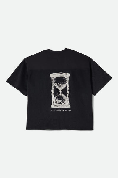 Brixton - Baggy Mesh Practice Jersey Black/White