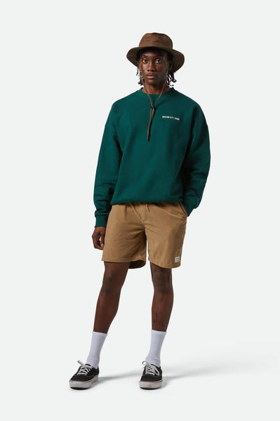 Brixton - Everyday Corduroy Short ~ Khaki