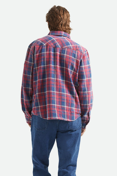 Brixton - Waylon Lightweight Overshirt Denim Plaid