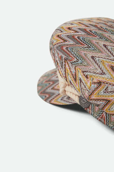 Brixton - W Fiddler Fisherman Cap Multi Color Zigzag