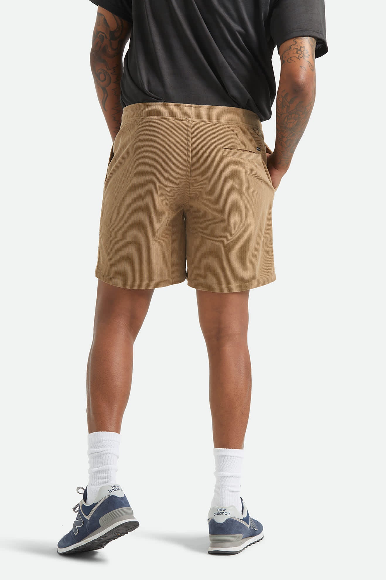 Brixton - Everyday Corduroy Shorts Vintage Khaki