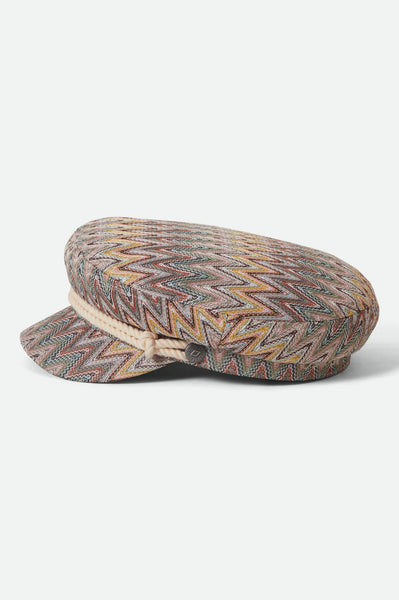 Brixton - W Fiddler Fisherman Cap Multi Color Zigzag
