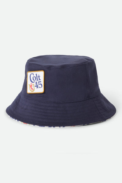Brixton x Colt 45 - Bucket Hat Multi/Midnight Blue