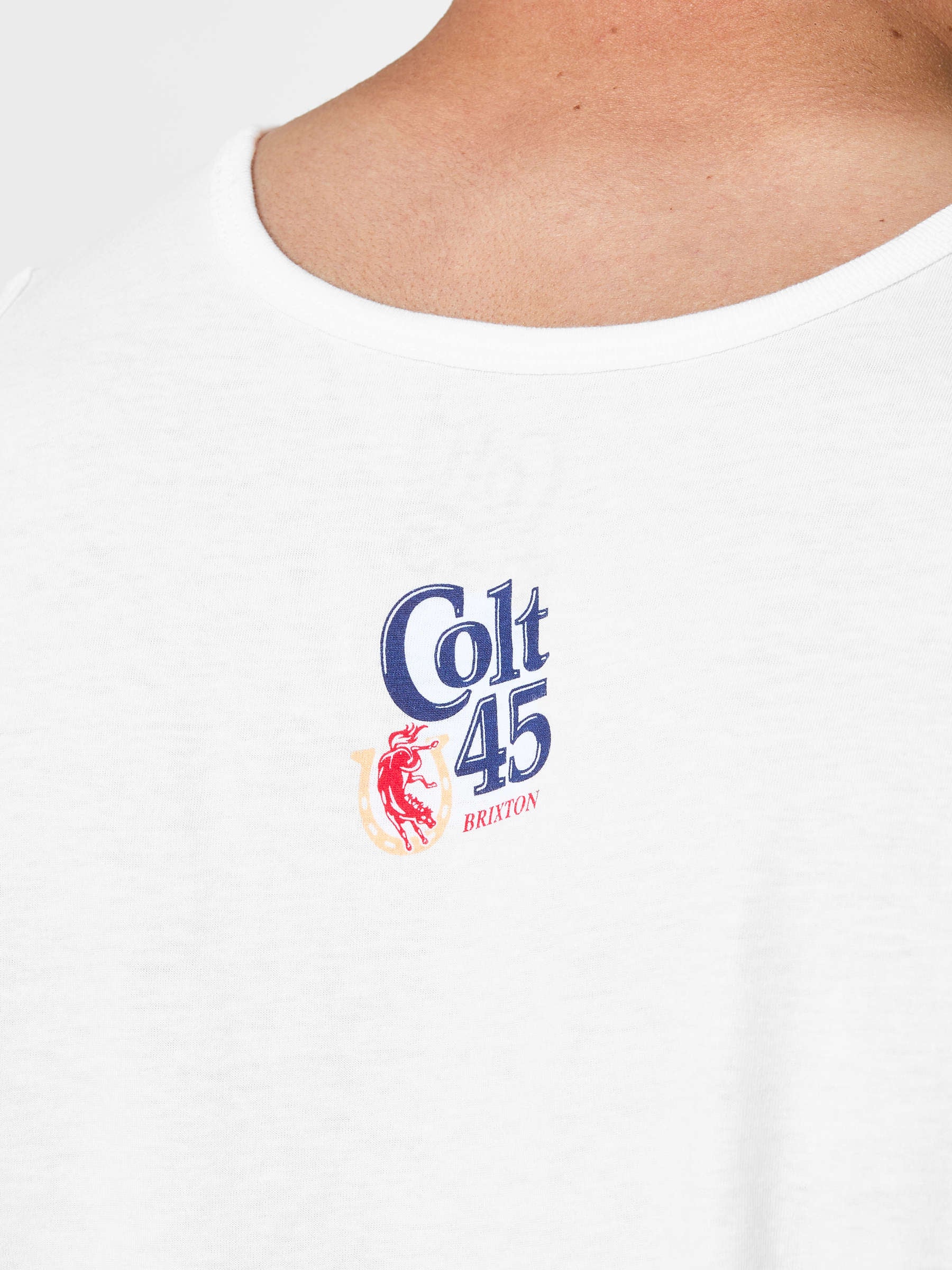 Brixton x Colt 45 - Forty Oz Tank Top White