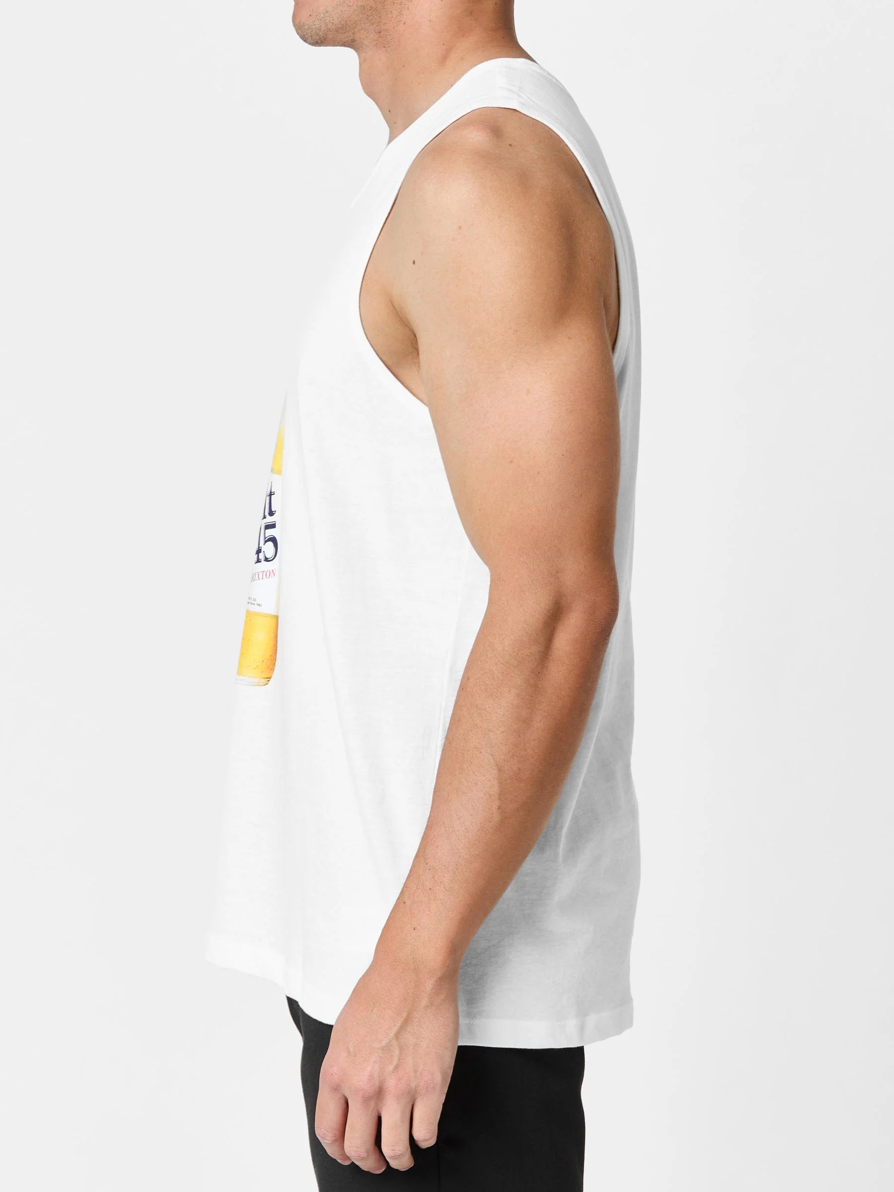 Brixton x Colt 45 - Forty Oz Tank Top White