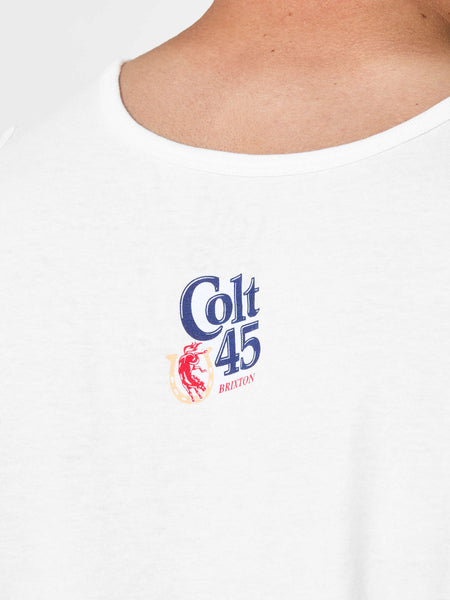 Brixton x Colt 45 - Forty Oz Tank Top White