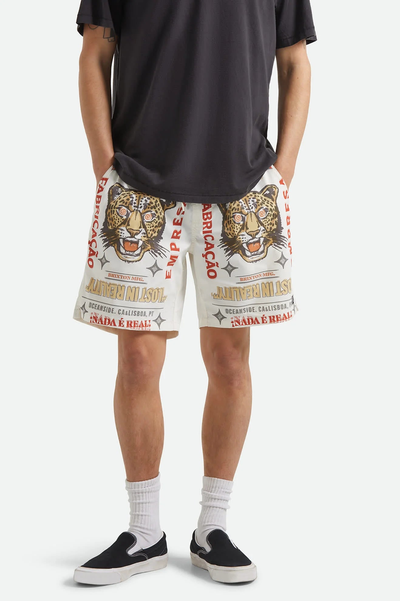 Brixton - Everyday Stretch Hybrid Shorts 7" White