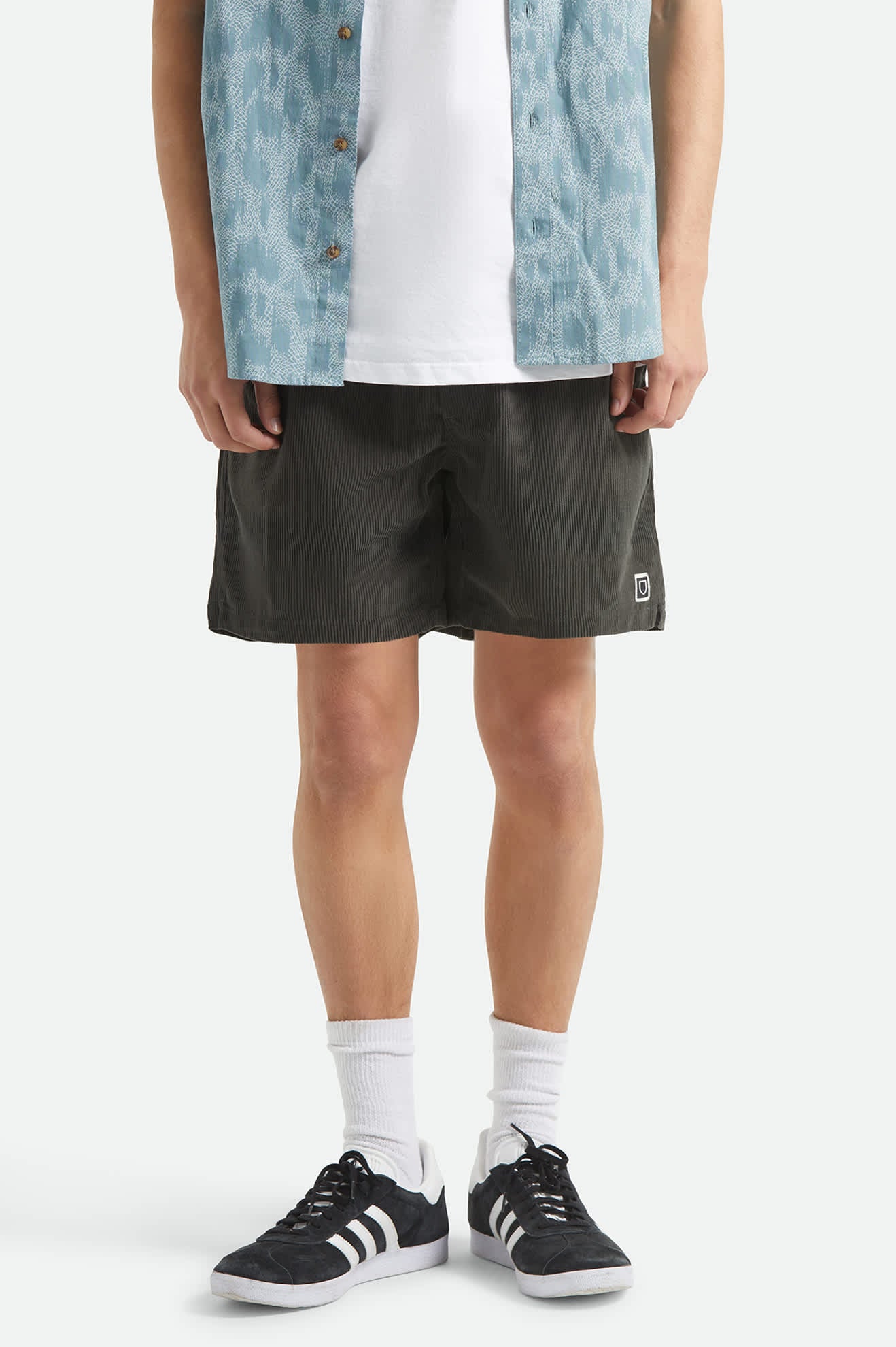 Brixton - Everyday Corduroy Shorts Vintage Black