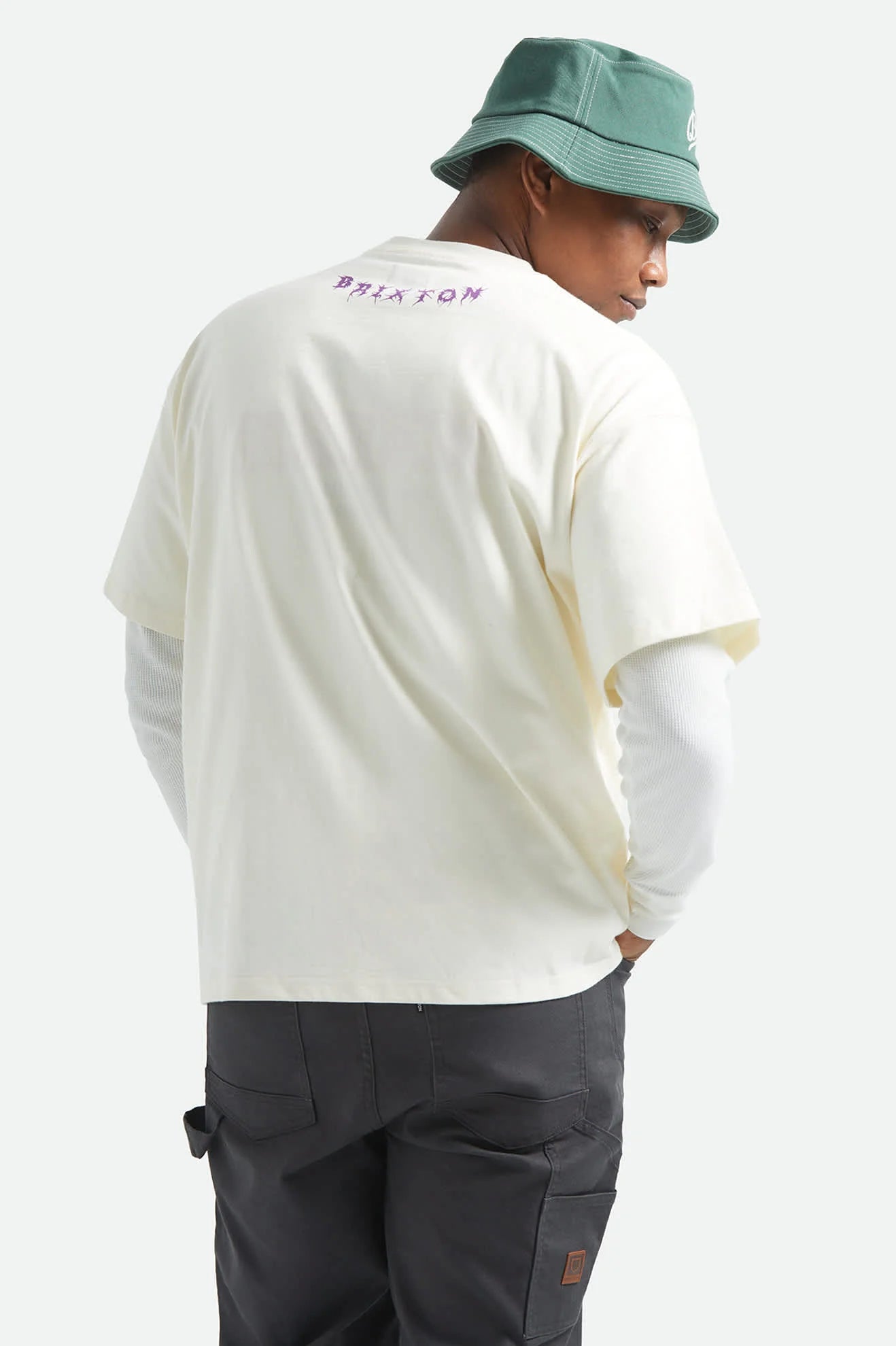 Brixton - Zephyr Oversized T-Shirt Cream