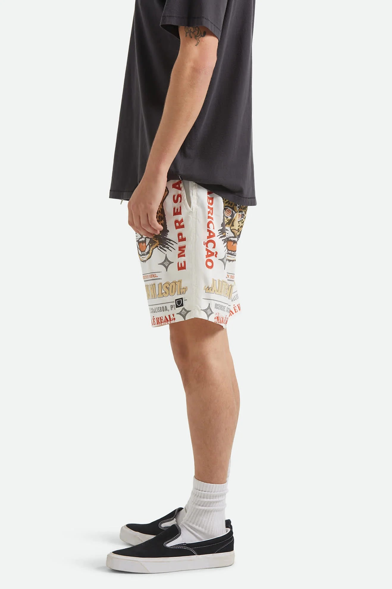 Brixton - Everyday Stretch Hybrid Shorts 7" White