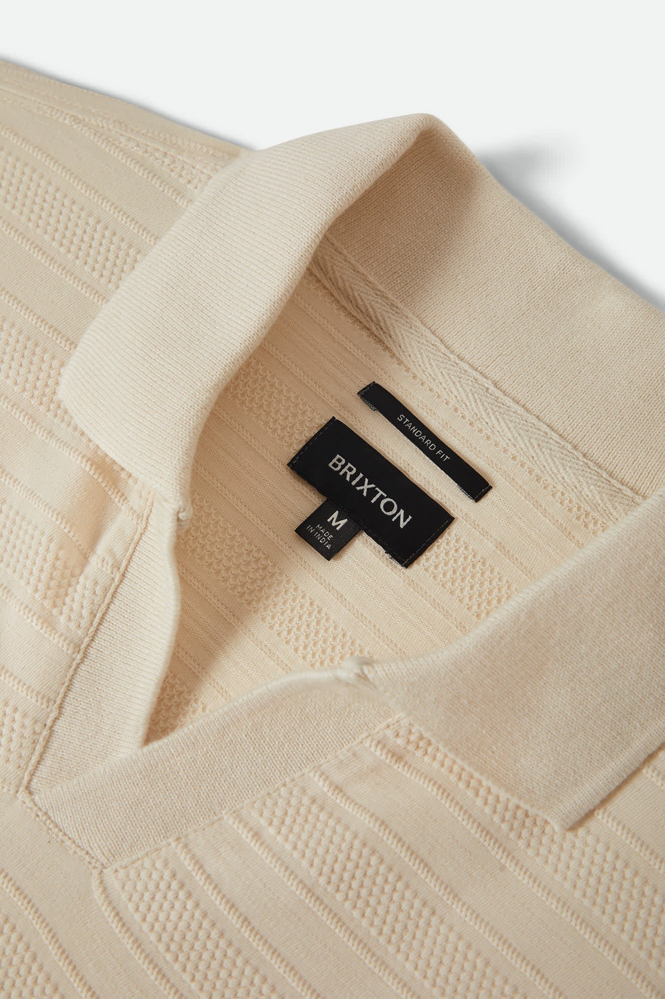 Brixton - Theo Jacquard Polo Cream