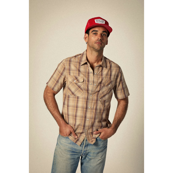 Brixton - Wayne S/S Woven Shirt ~ Western Plaid