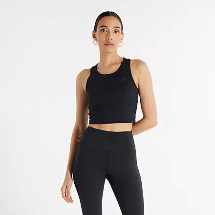 New Balance - W Micro-Rib Tank Black