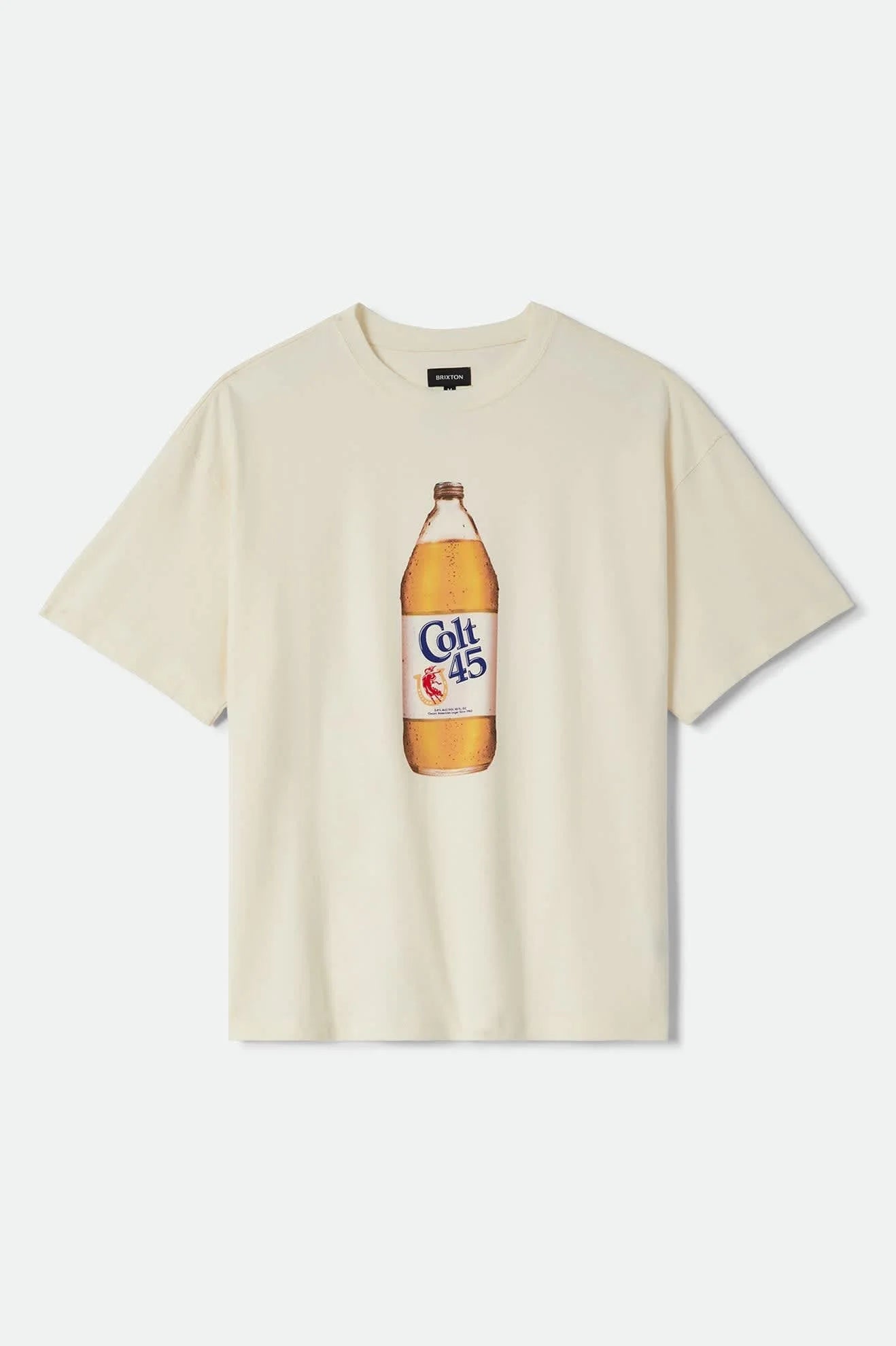 Brixton x Colt 45 - Forty Oz Oversized T-Shirt Natural