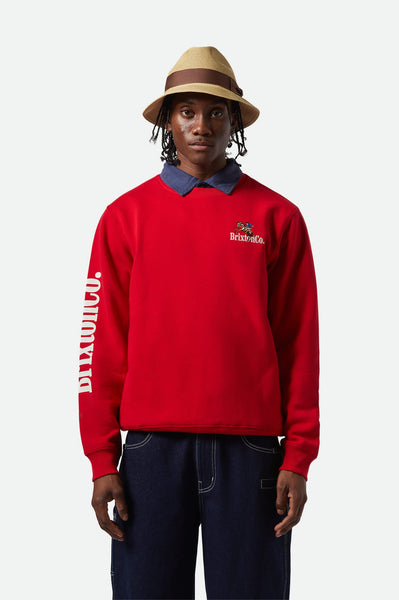 Brixton - Inwood Crew ~ Crimson