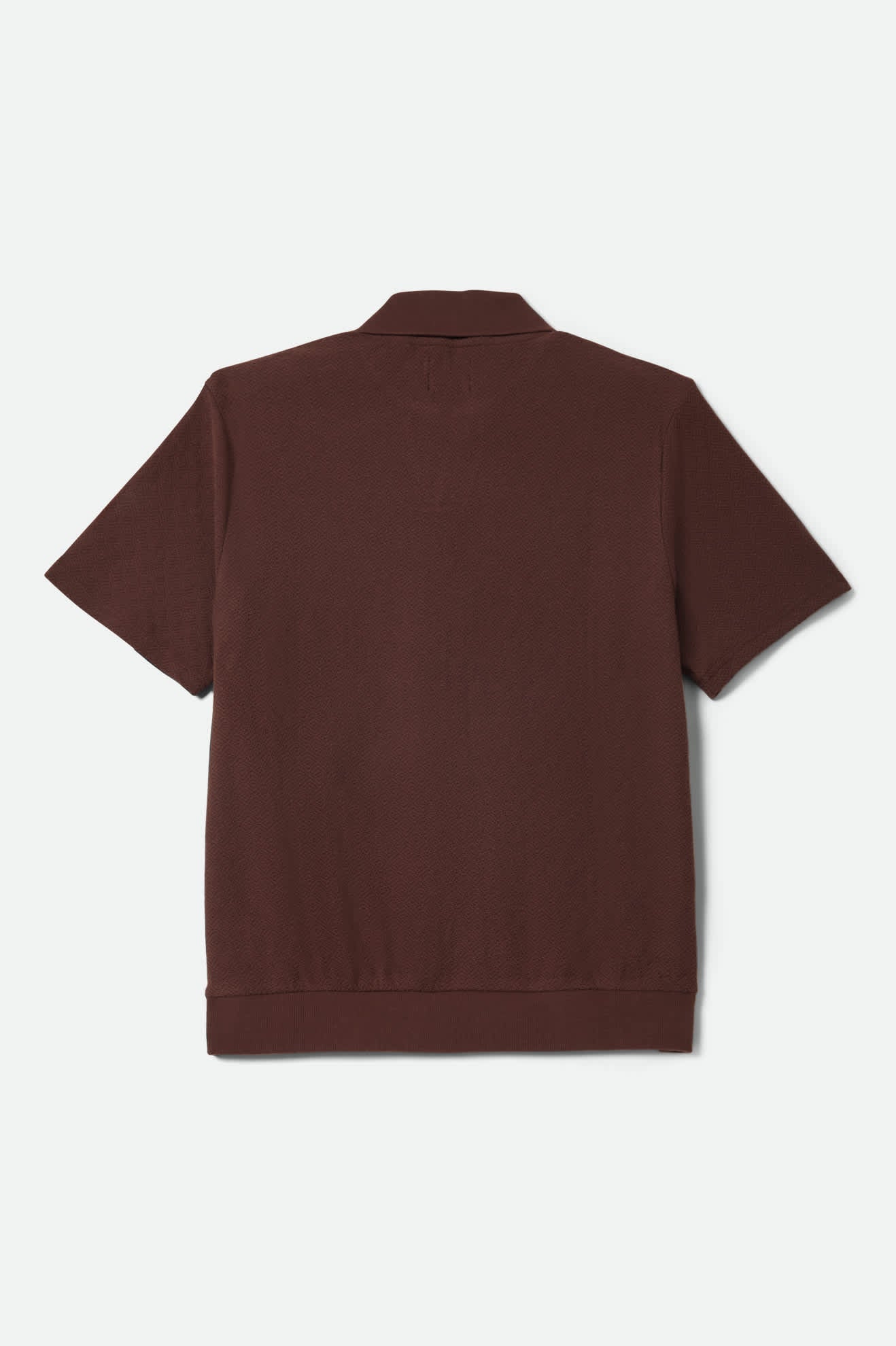 Brixton - Theo Jacquard Polo Chocolate/Off White