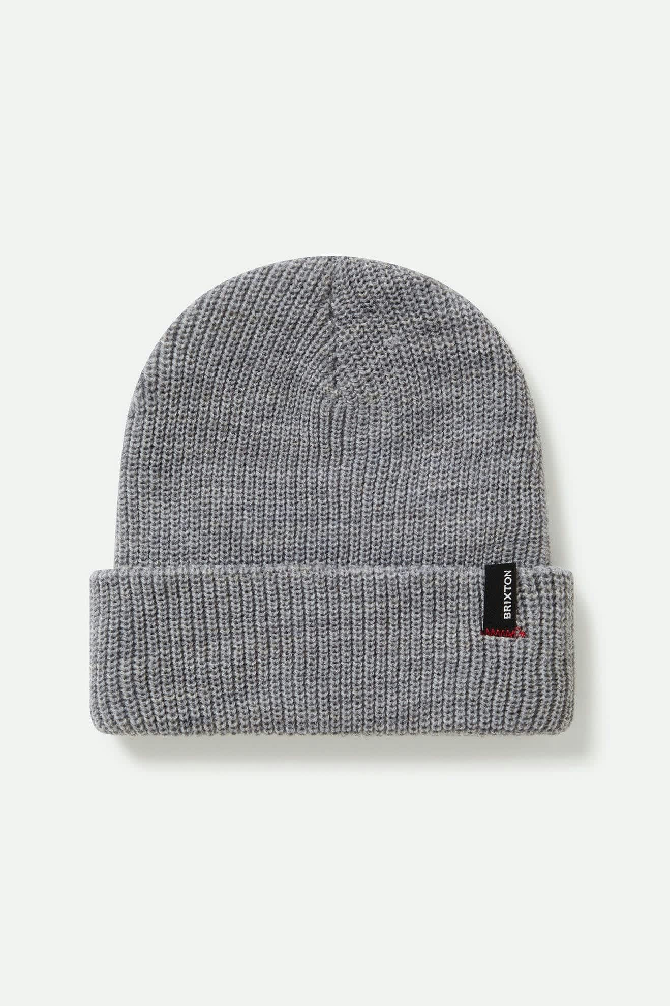 Brixton - Chunky Heist Beanie Light Heather Grey-1
