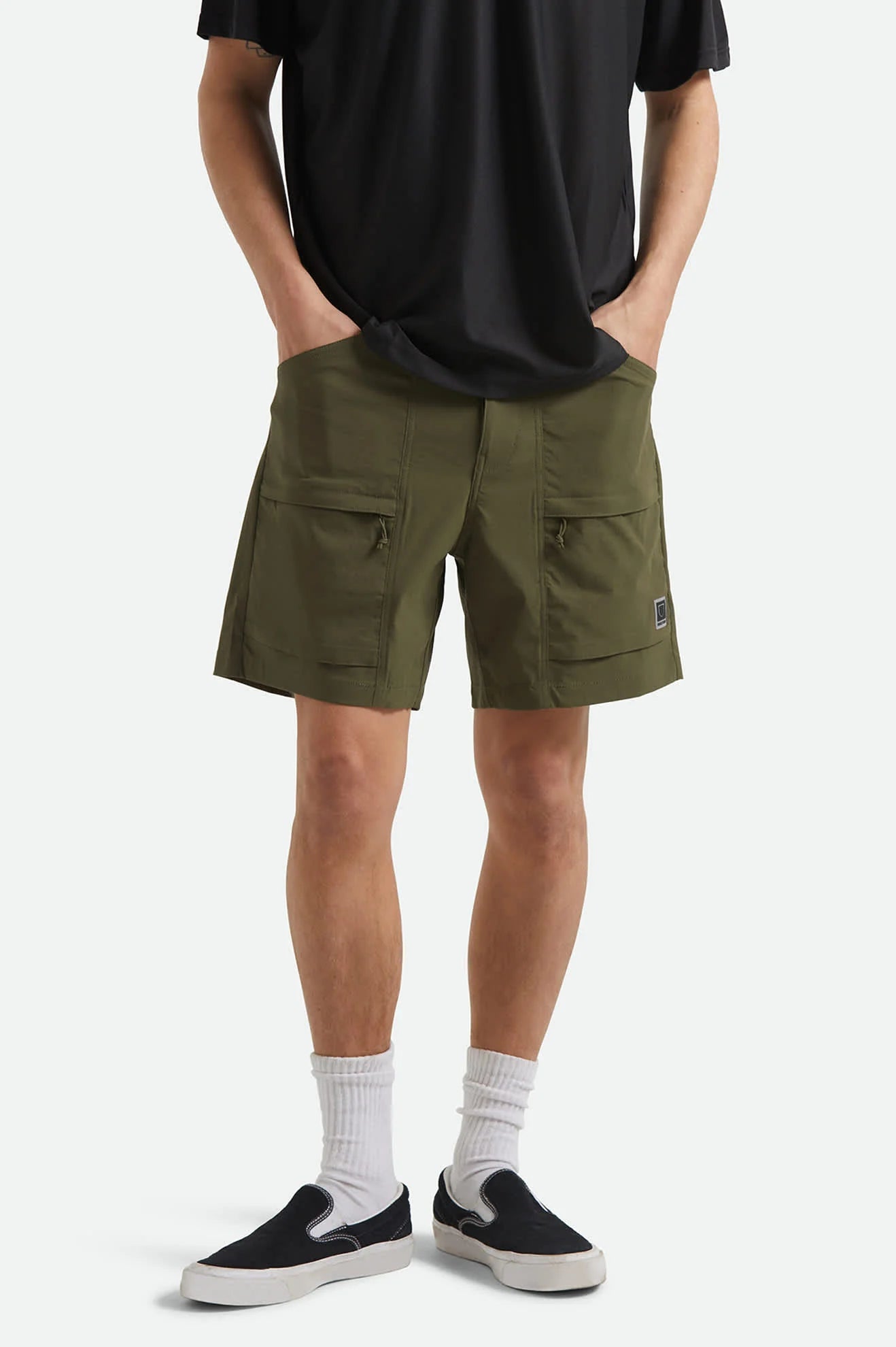 Brixton - Journey Utility Shorts Dark Olive