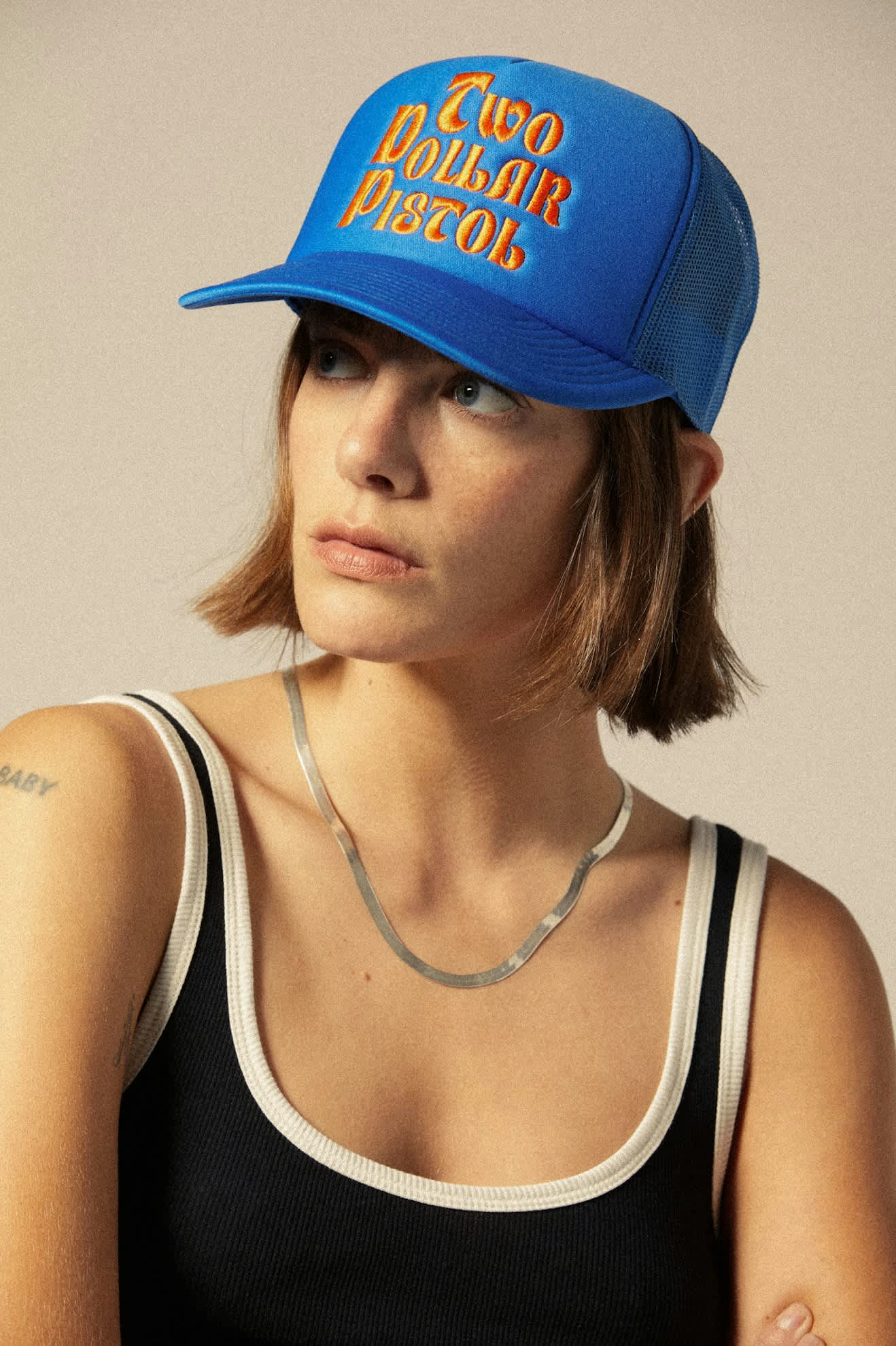 Brixton - Two Dollar Pistol Trucker Hat ~ Electric Blue – FLAVOUR '99