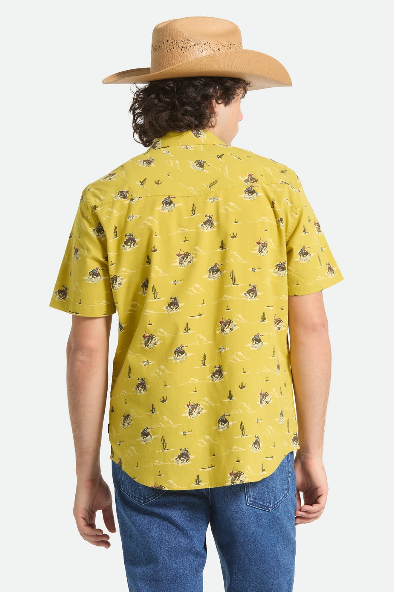 Brixton x Lone Star - Button Up Shirt Texas Gold