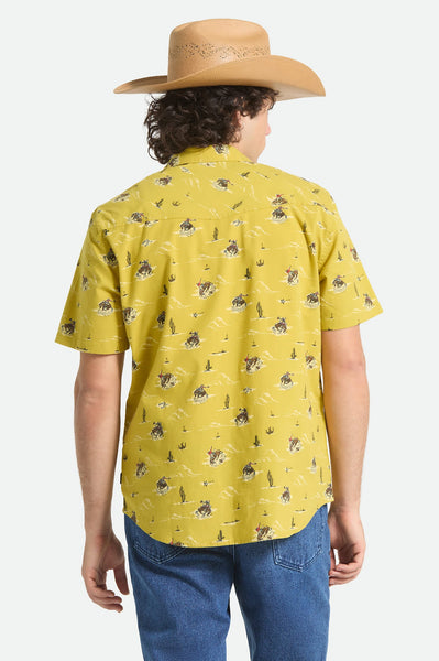 Brixton x Lone Star - Button Up Shirt Texas Gold