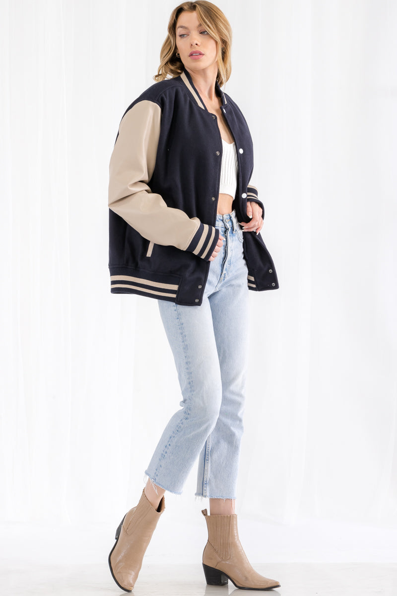 Oversized Varsity Jacket 