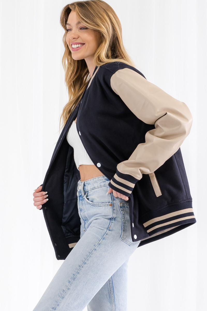 Oversized Varsity Jacket 