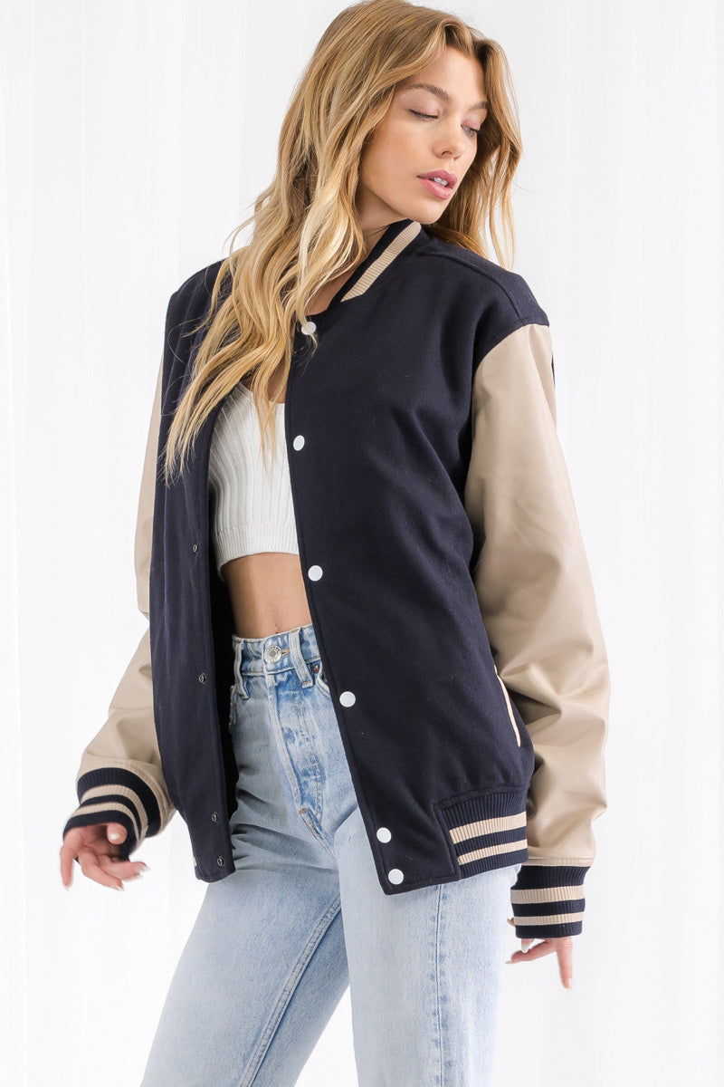 Oversized Varsity Jacket 