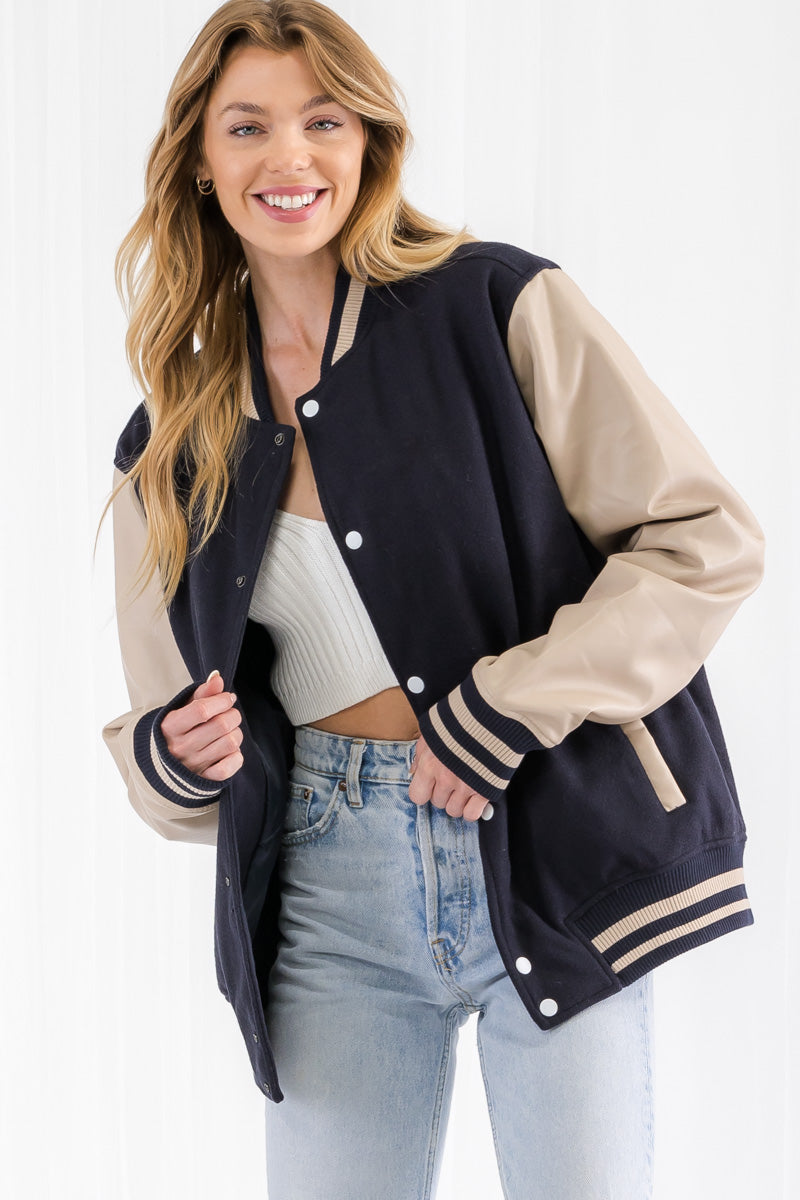 Oversized Varsity Jacket 