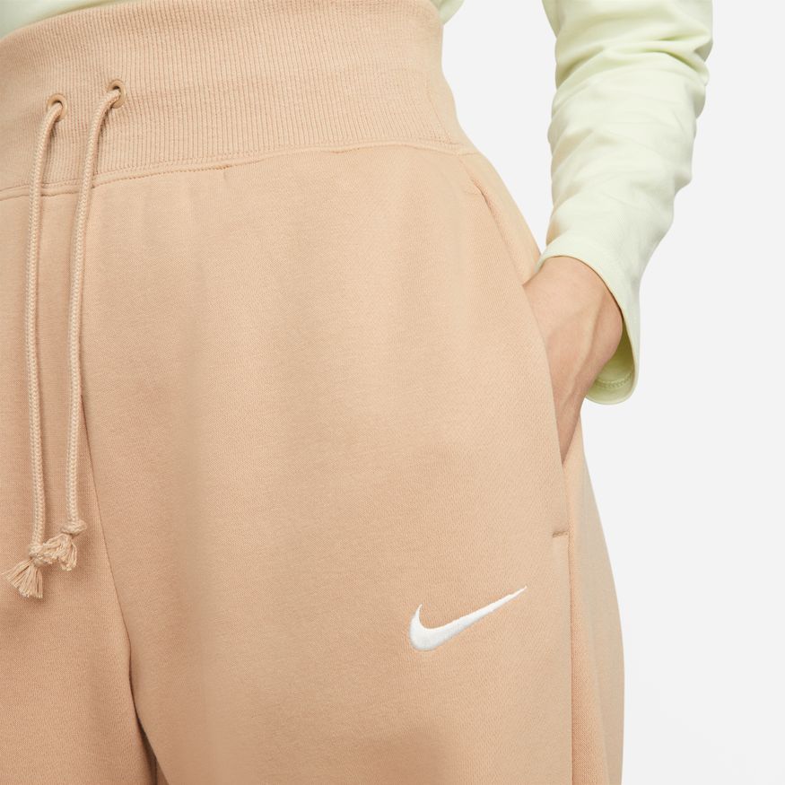 Nike - W Sportswear Phoenix High-Waisted Fleece Pants Khaki