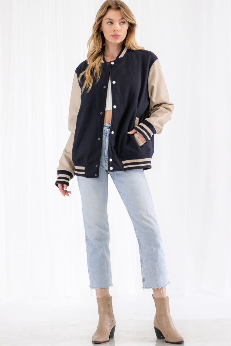 Oversized Varsity Jacket 
