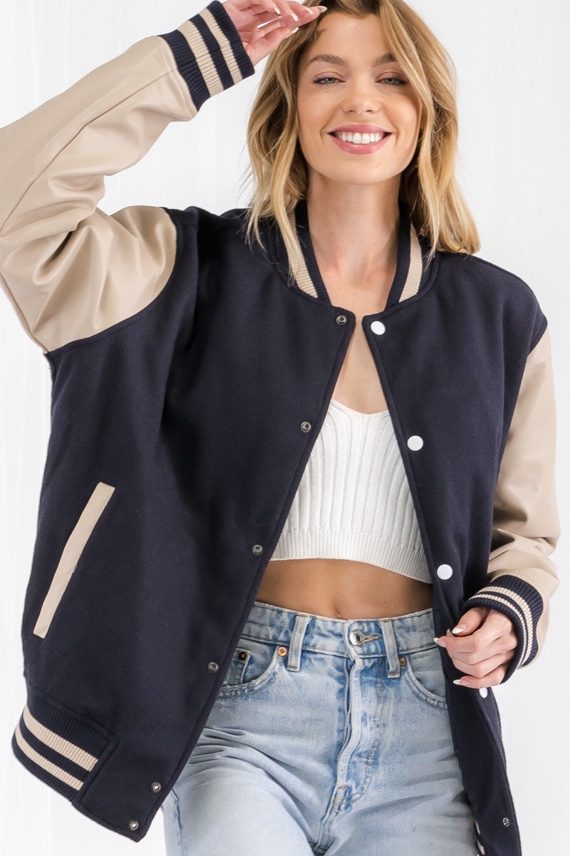 Oversized Varsity Jacket 