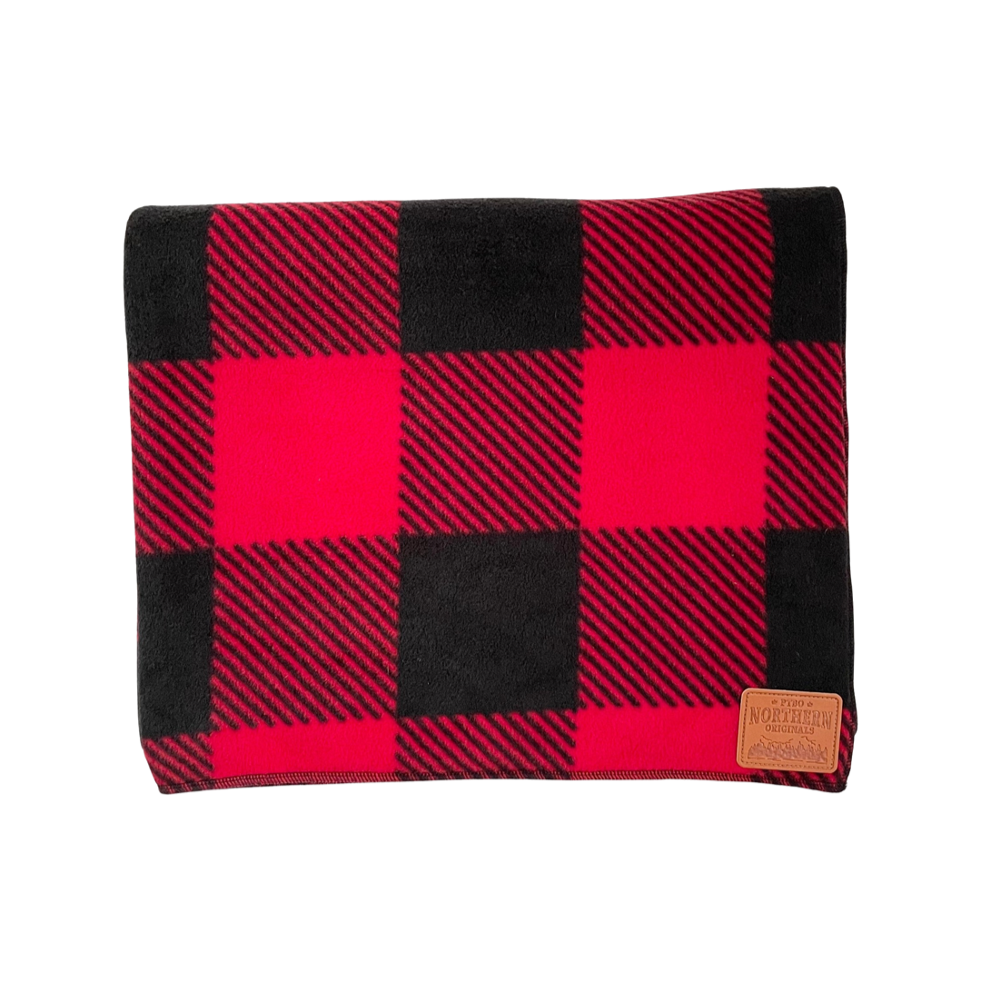 PTBO - Soft Fleece Checkered Blanket