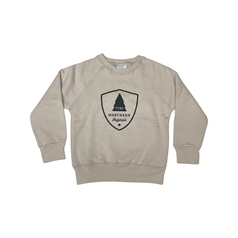 PTBO - Kids Core Crest Crewneck